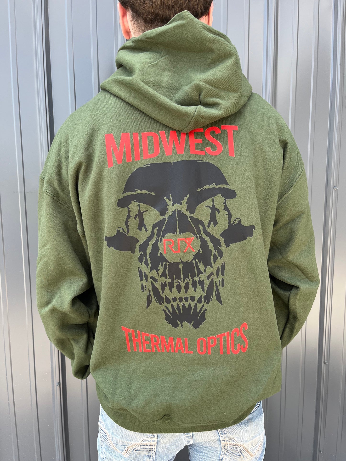 RIX Optics Skull Hooded Sweatshirt