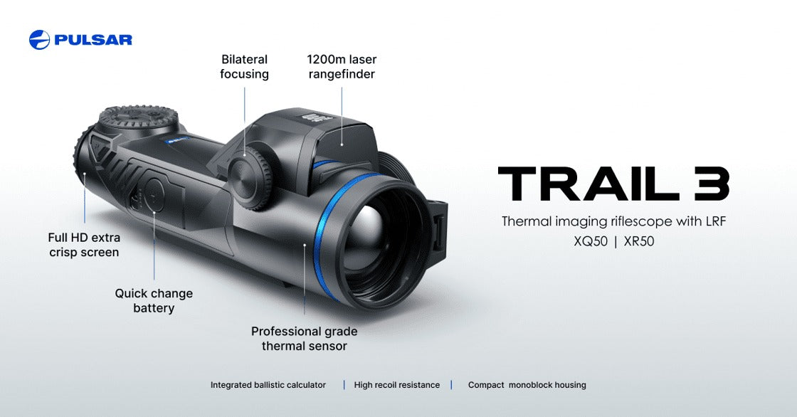 New! Pulsar Trail 3 LRF XQ50 Thermal PL76585K