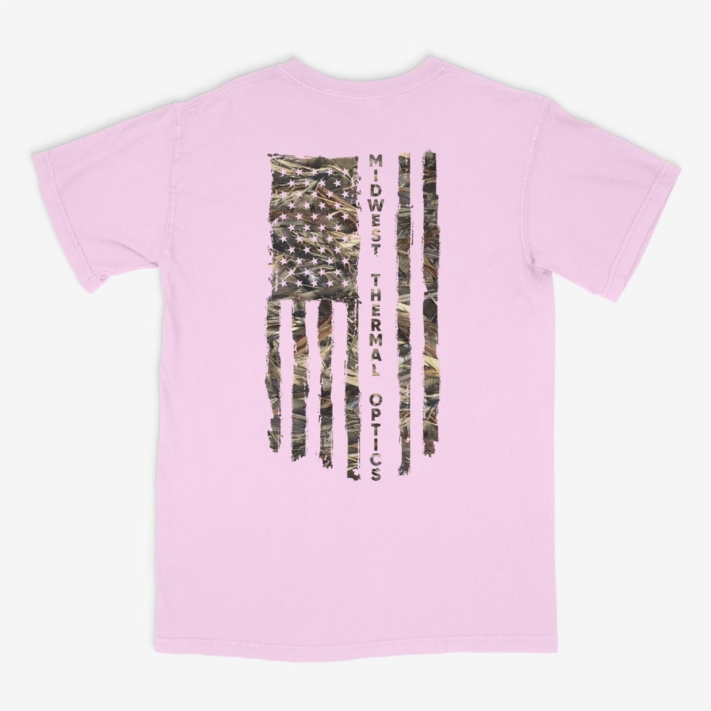 MTO Flag T-Shirt - Pink Camo - Comfort Colors