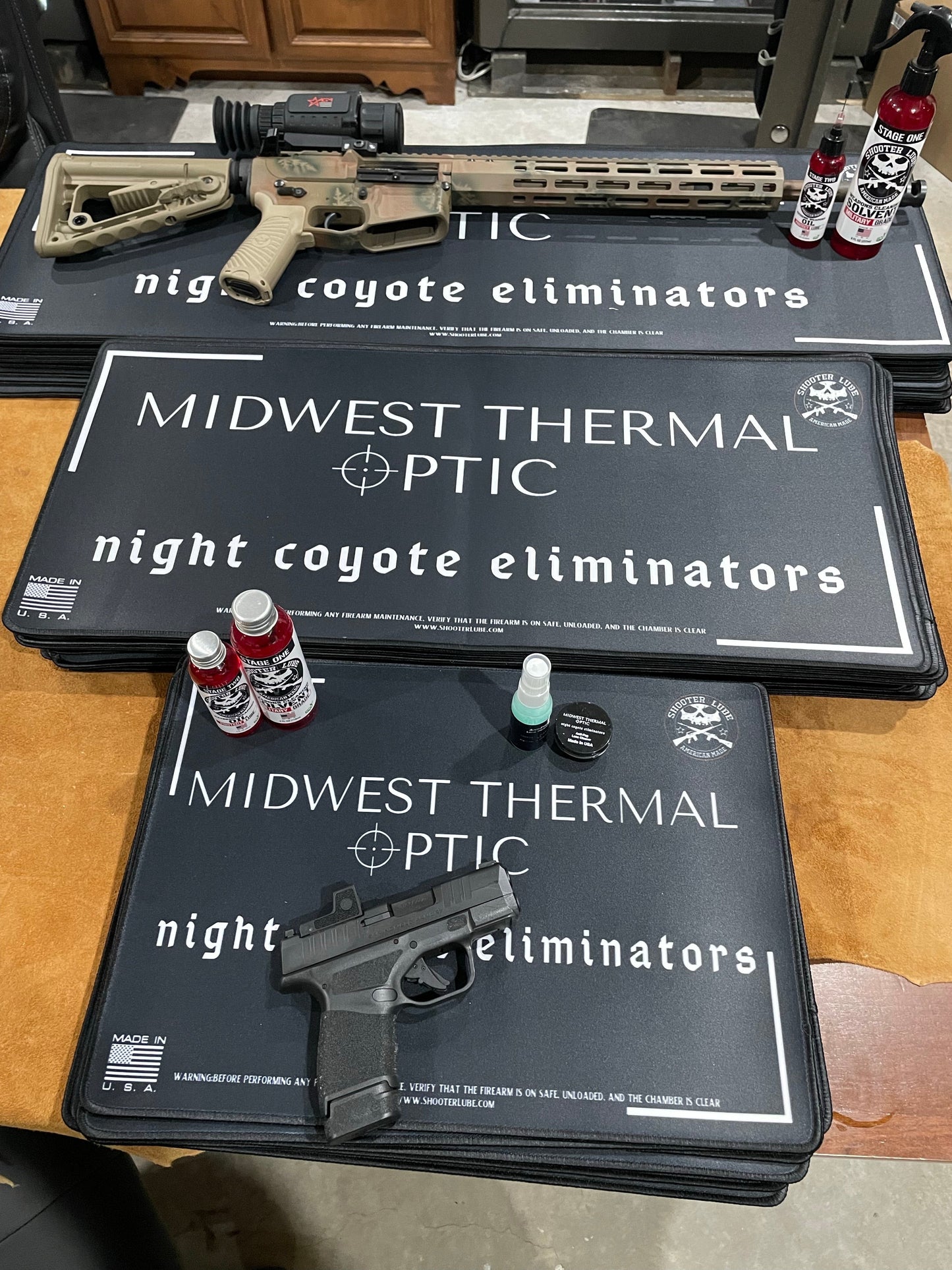 Logo Gun Cleaning Mat