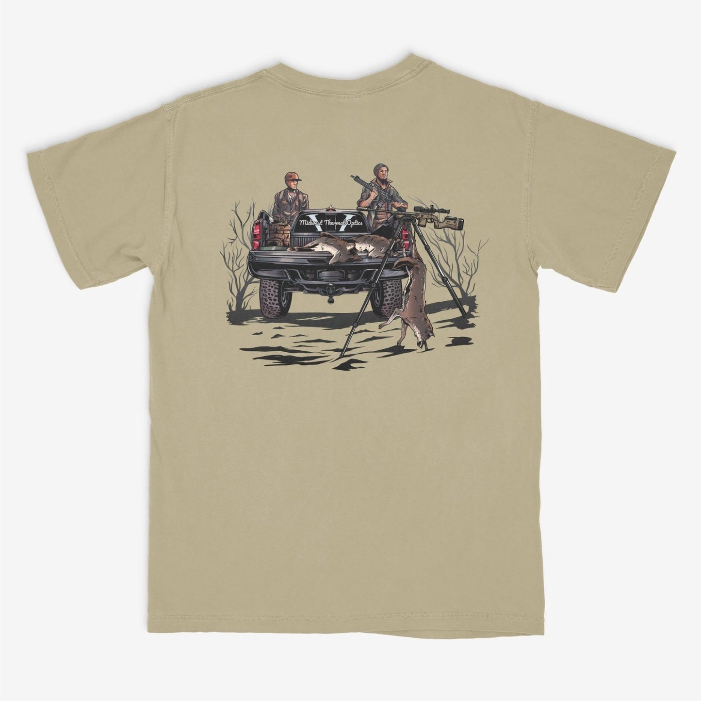 MTO Coyote Hunting Pocket T-shirt - Comfort Colors