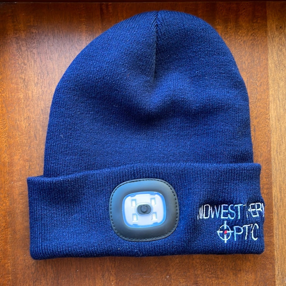 Midwest Thermal Optics LED Beanie – Rechargeable Lighted Winter Hat