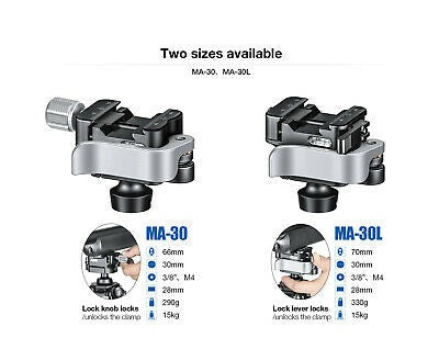 Leofoto MA-30 Rapid Knob Lock Ball Head