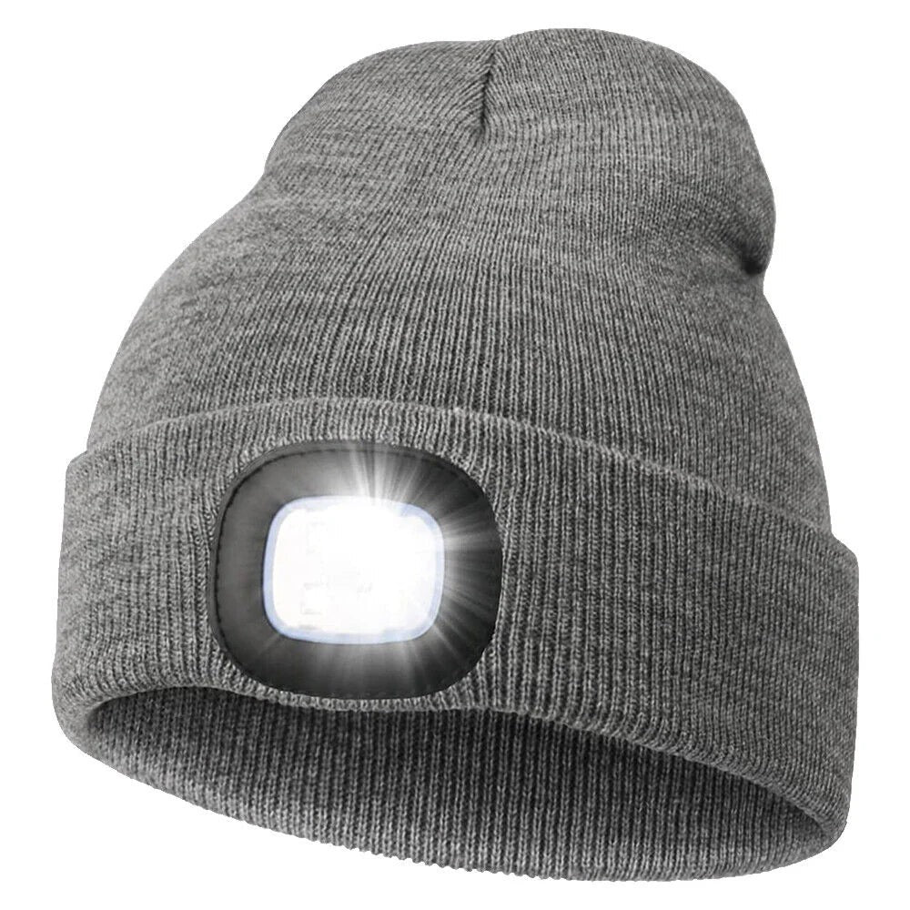 Midwest Thermal Optics LED Beanie – Rechargeable Lighted Winter Hat