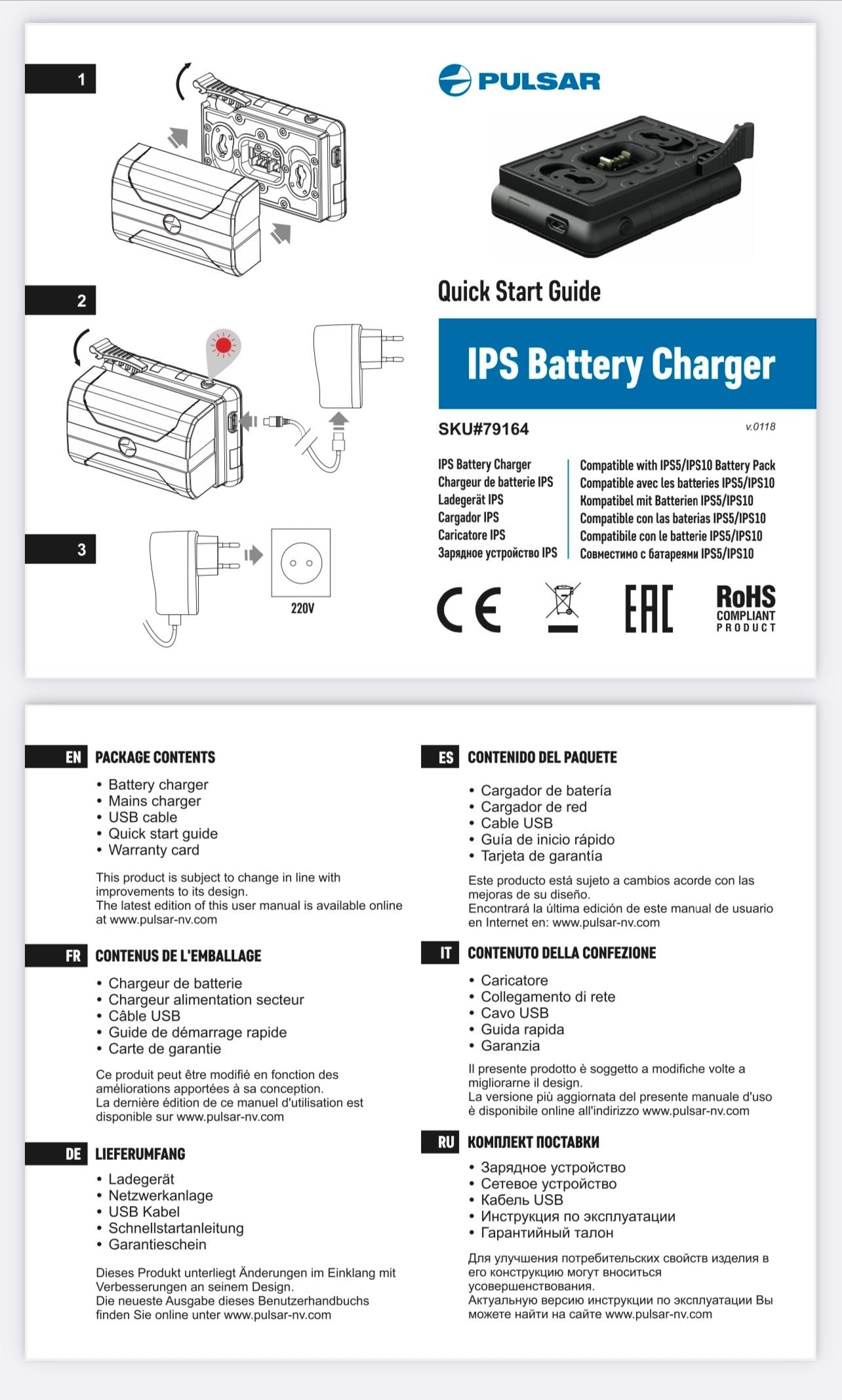 Pulsar Battery Charger IPS PL79164