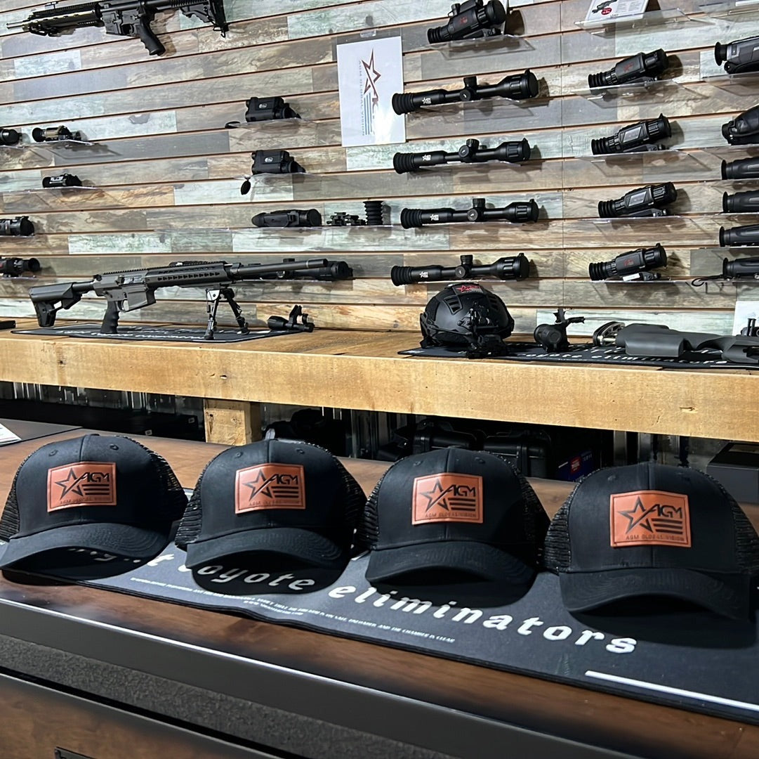 AGM Global Vision Leather Patch Hat