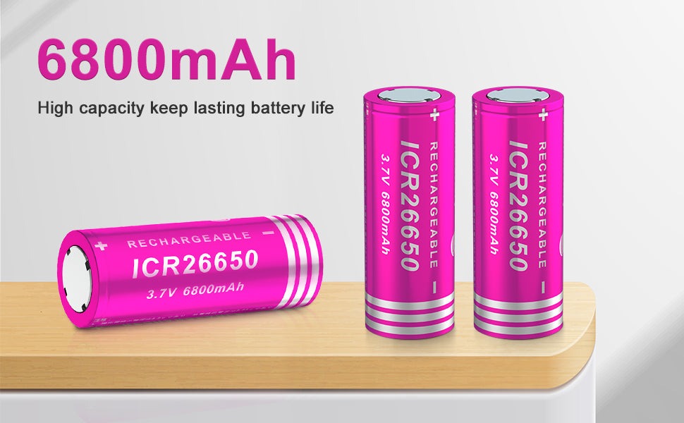 26650 Battery - 2 Pack