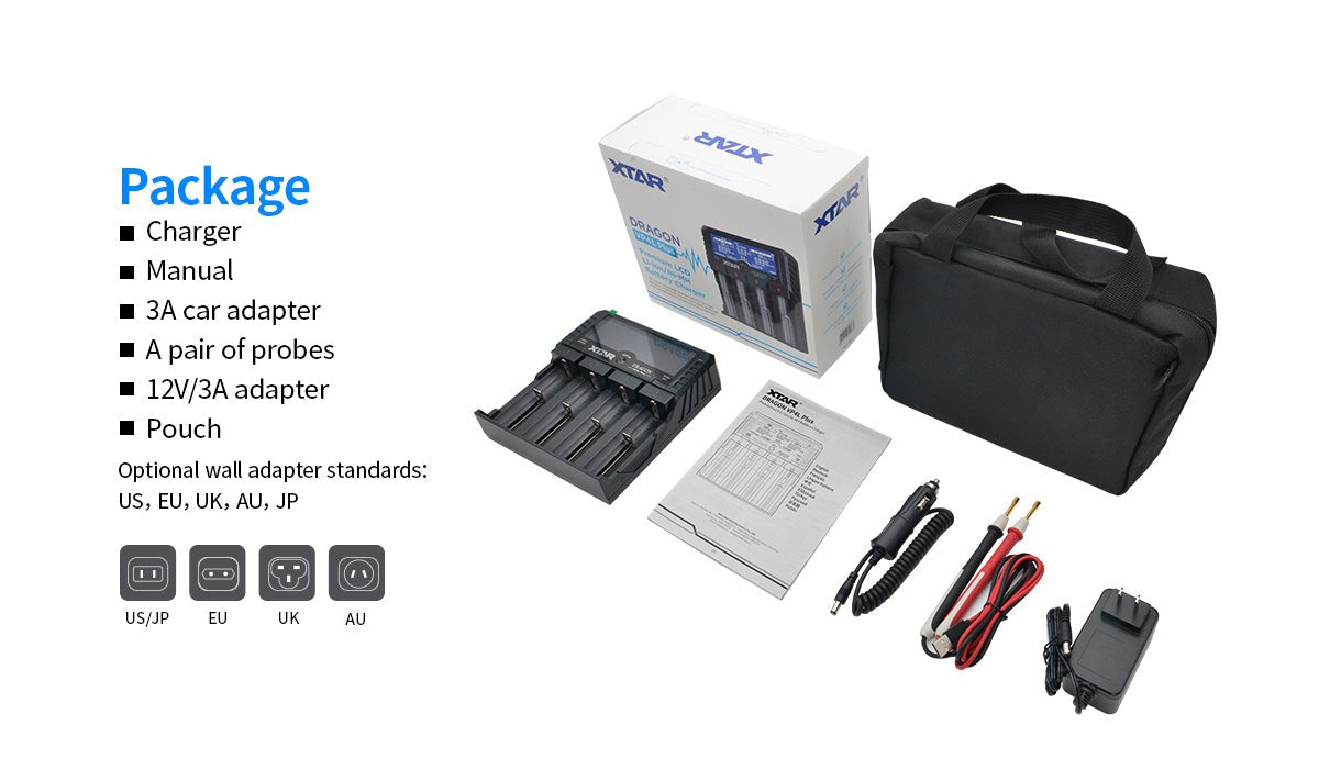 XTAR Dragon VP4L Plus Battery Charger