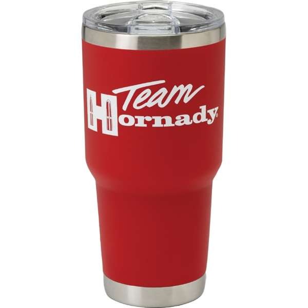 Hornady 99134 Team Hornady Tumbler Red Stainless Steel 30 oz