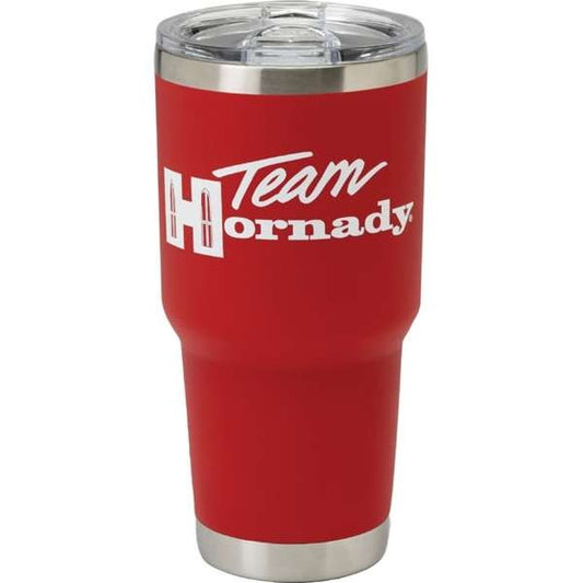 Hornady 99134 Team Hornady Tumbler Red Stainless Steel 30 oz