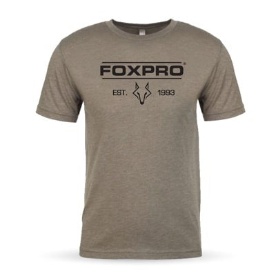 FoxPro Logo T-Shirt Gray Est. 93